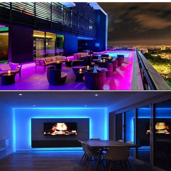 LED Strip Lights, FASHURN 32.8 Feet 300Leds RGB LED Light Strip - Picture 7 of 10